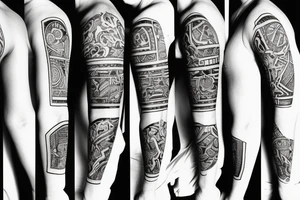 tricep tattoo tattoo idea