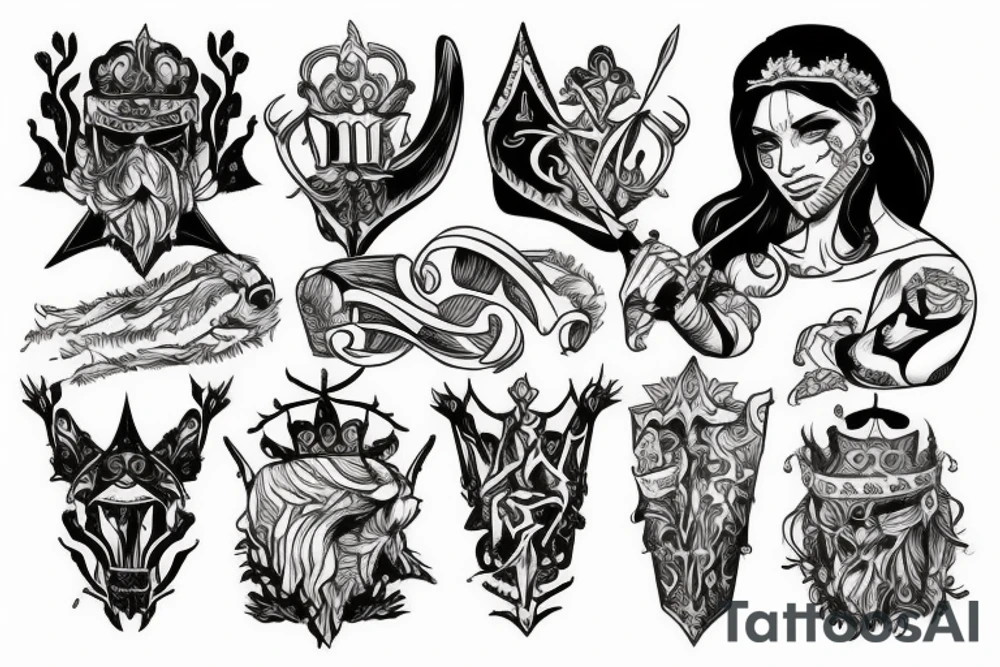 King slayer tattoo idea