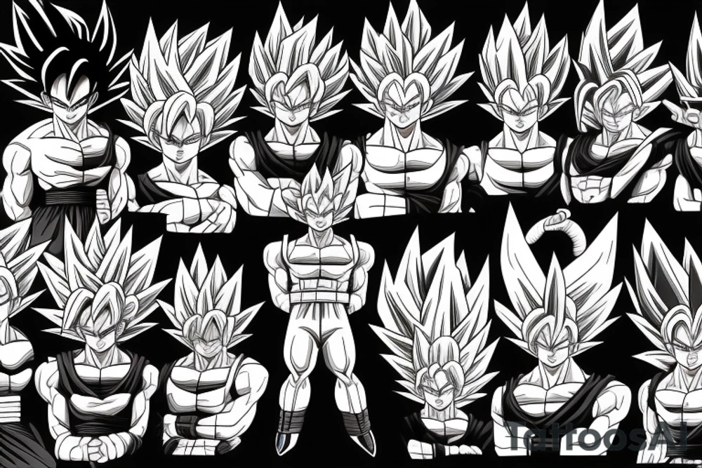 Dragon ball z tattoo idea