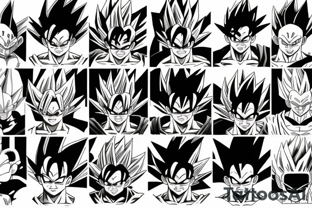 Dragon ball z tattoo idea