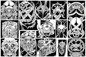 cyber sigilism tattoo idea
