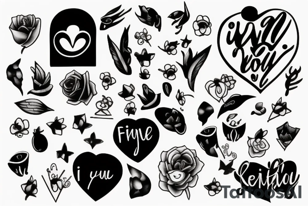 I will never forget you tattoo idea