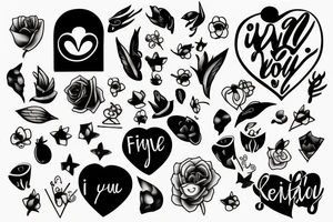 I will never forget you tattoo idea