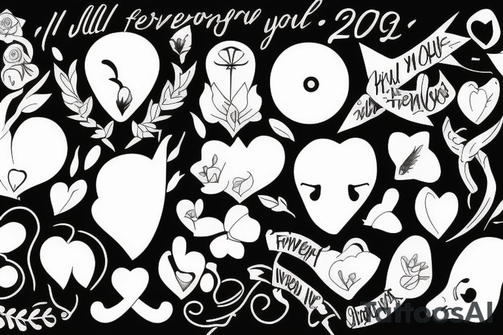I will never forget you tattoo idea