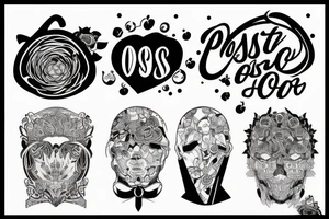 past vs present version of yourself tattoo idea