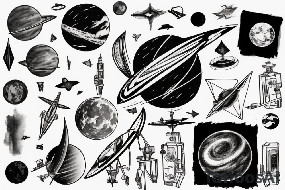 Voyager 1  and voyager 2 tattoo idea