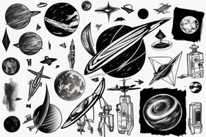 Voyager 1  and voyager 2 tattoo idea