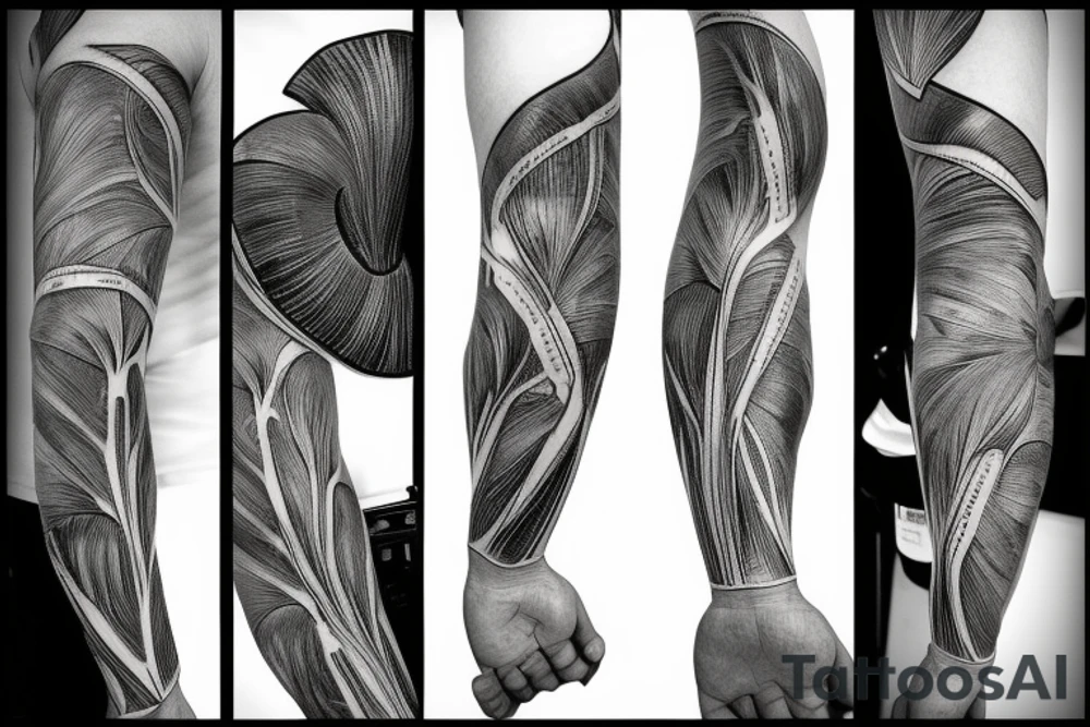 anatomical heart tattoo idea