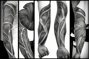 anatomical heart tattoo idea