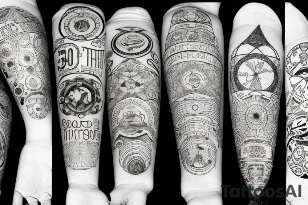 bound together through space and time for 500 years tattoo idea