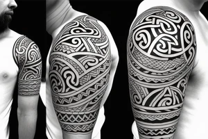Viking tattoo Maori inspired tattoo idea