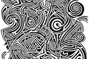 Viking tattoo Maori inspired tattoo idea