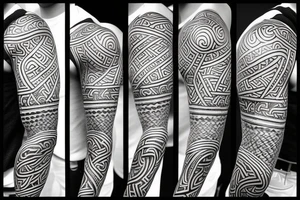 Viking tattoo Maori inspired tattoo idea