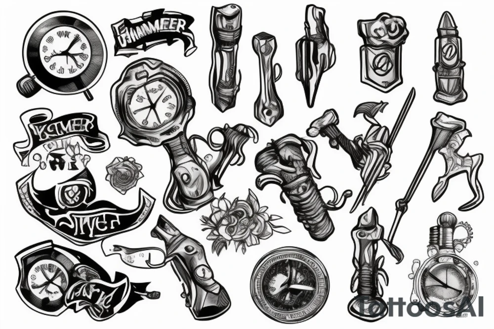 hammer time tattoo idea