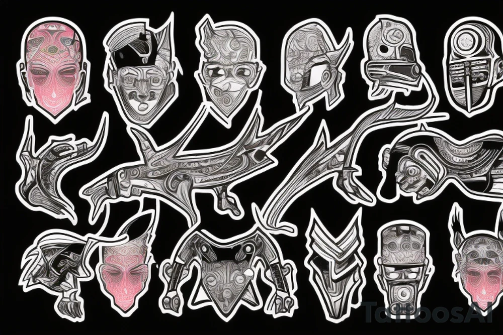 Cyberpunk tattoo idea