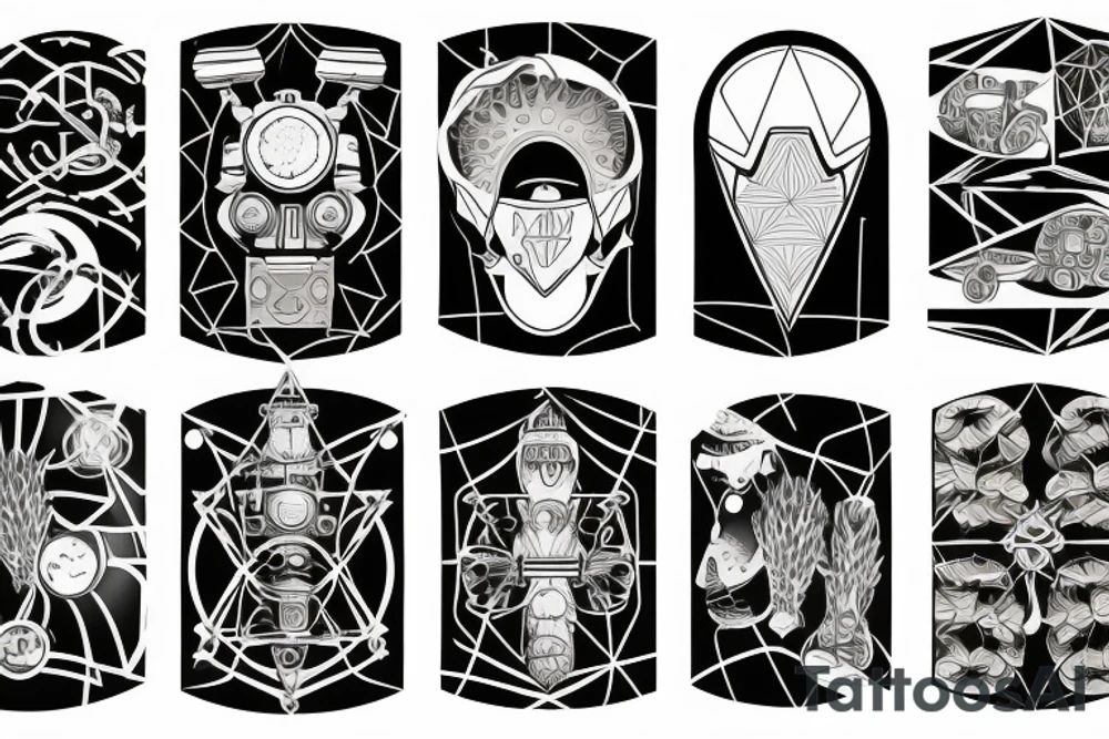 Science fiction and qualitative intelligence tattoo idea