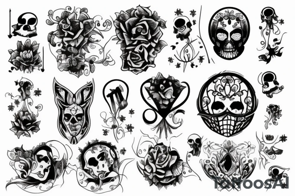 ghost on a window tattoo idea