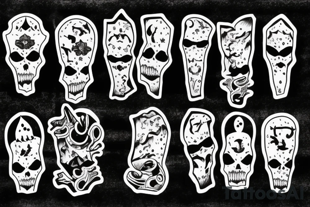 ghost on a window tattoo idea