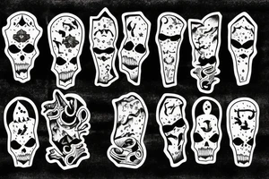 ghost on a window tattoo idea