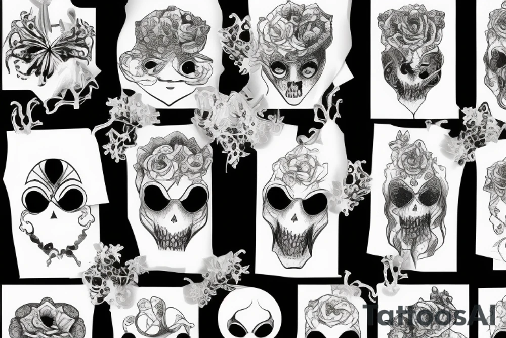 ghost on a window tattoo idea