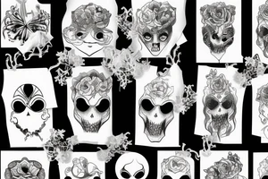 ghost on a window tattoo idea
