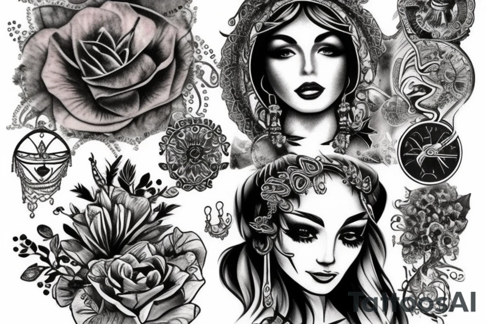 Gypsy tattoo idea