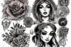 Gypsy tattoo idea