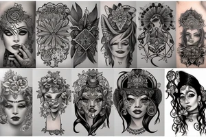 Gypsy tattoo idea
