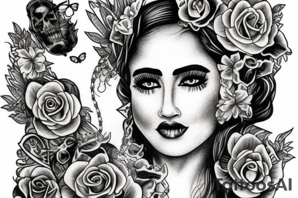 Gypsy rose tattoo idea