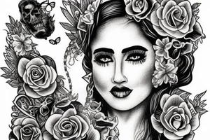 Gypsy rose tattoo idea