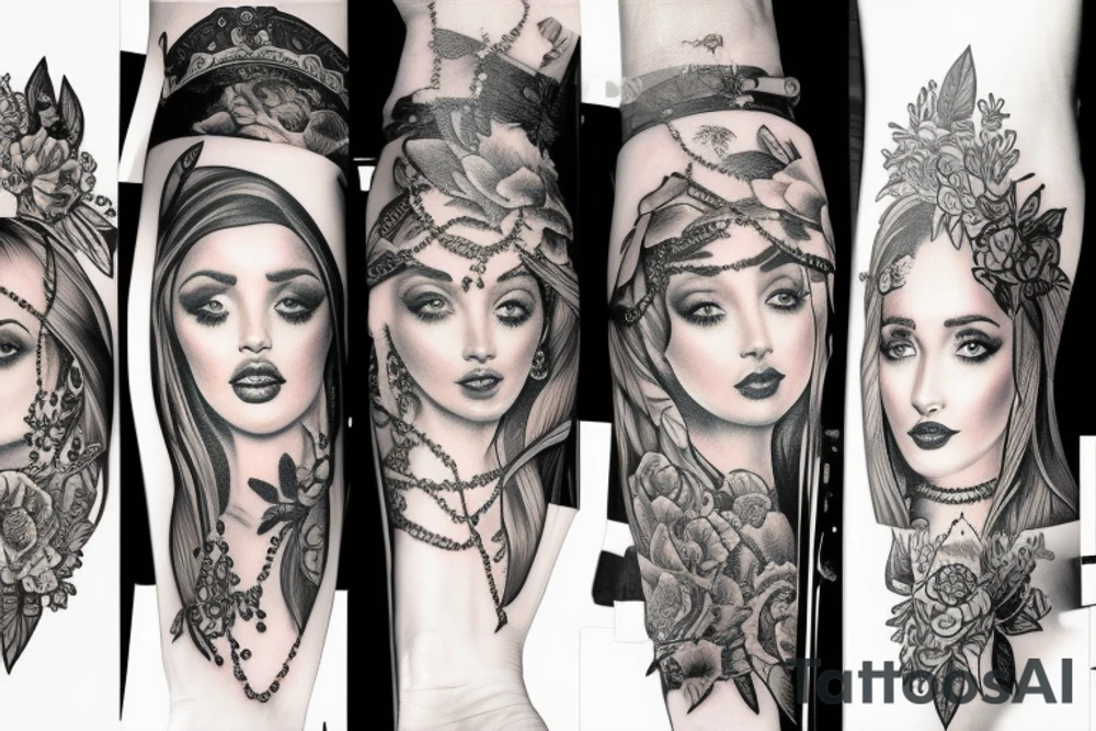 Gypsy rose tattoo idea