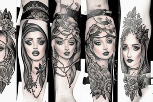 Gypsy rose tattoo idea
