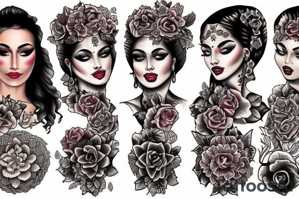 Gypsy rose tattoo idea