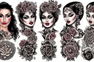 Gypsy rose tattoo idea