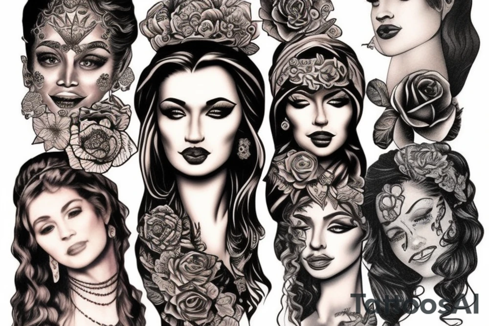 Gypsy rose tattoo idea