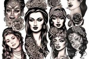 Gypsy rose tattoo idea