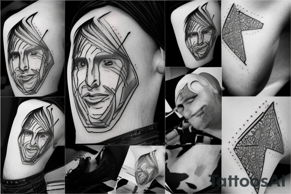 Simple "LM10" signature designed after Lionel Messi tattoo idea