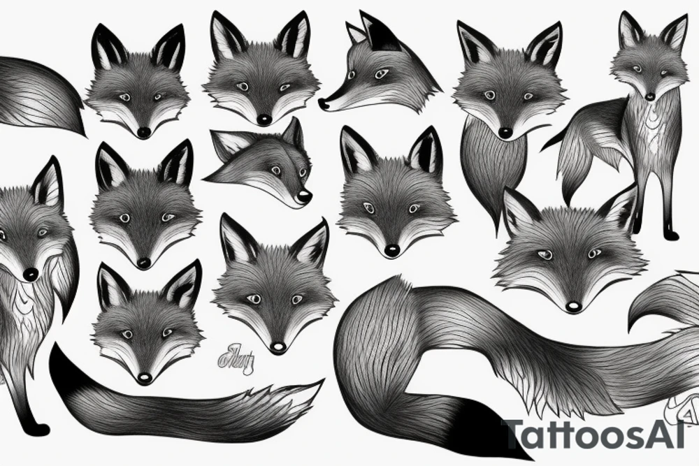A fox in Sydney tattoo idea