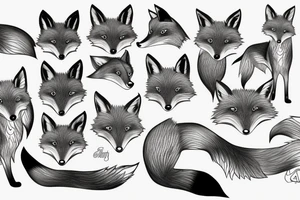 A fox in Sydney tattoo idea