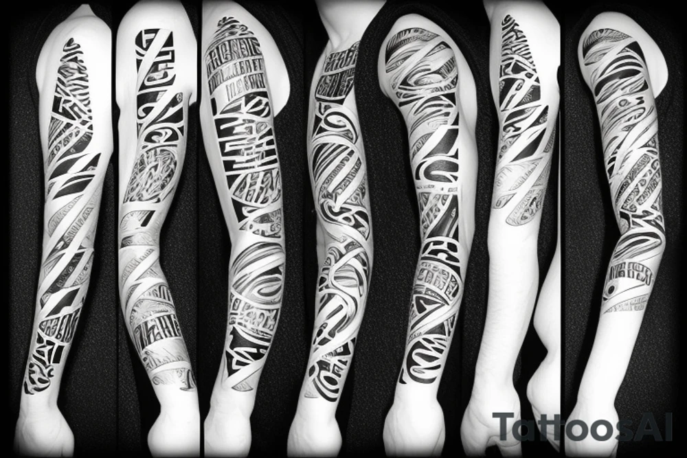 triple s letters tattoo idea