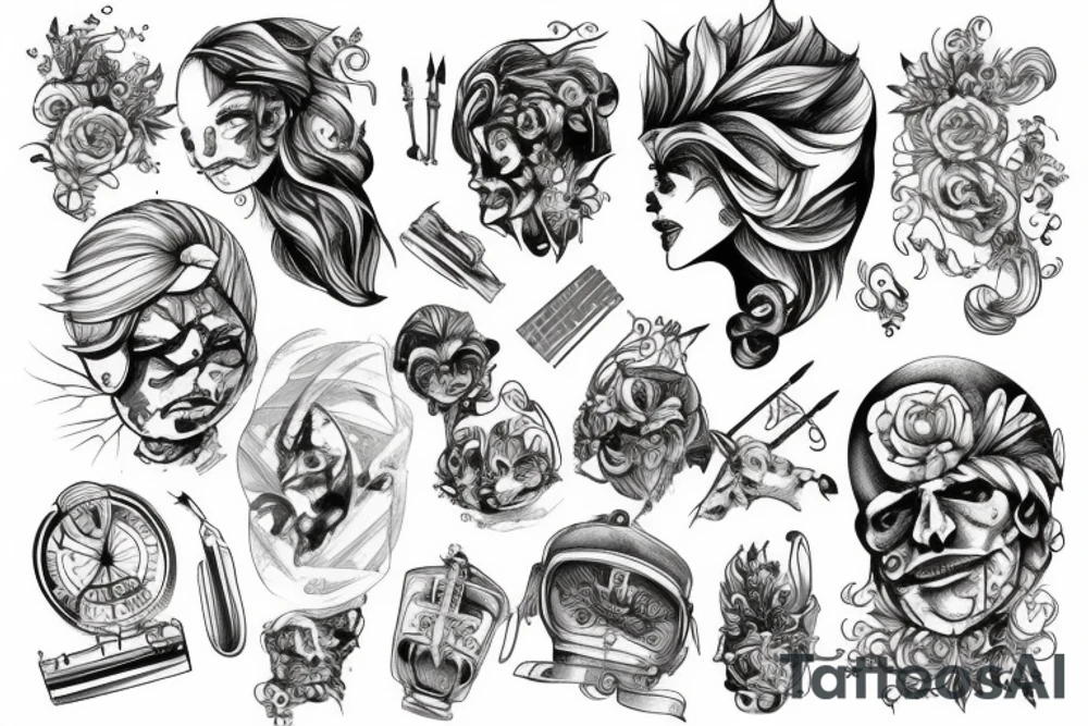 Up hill tattoo idea
