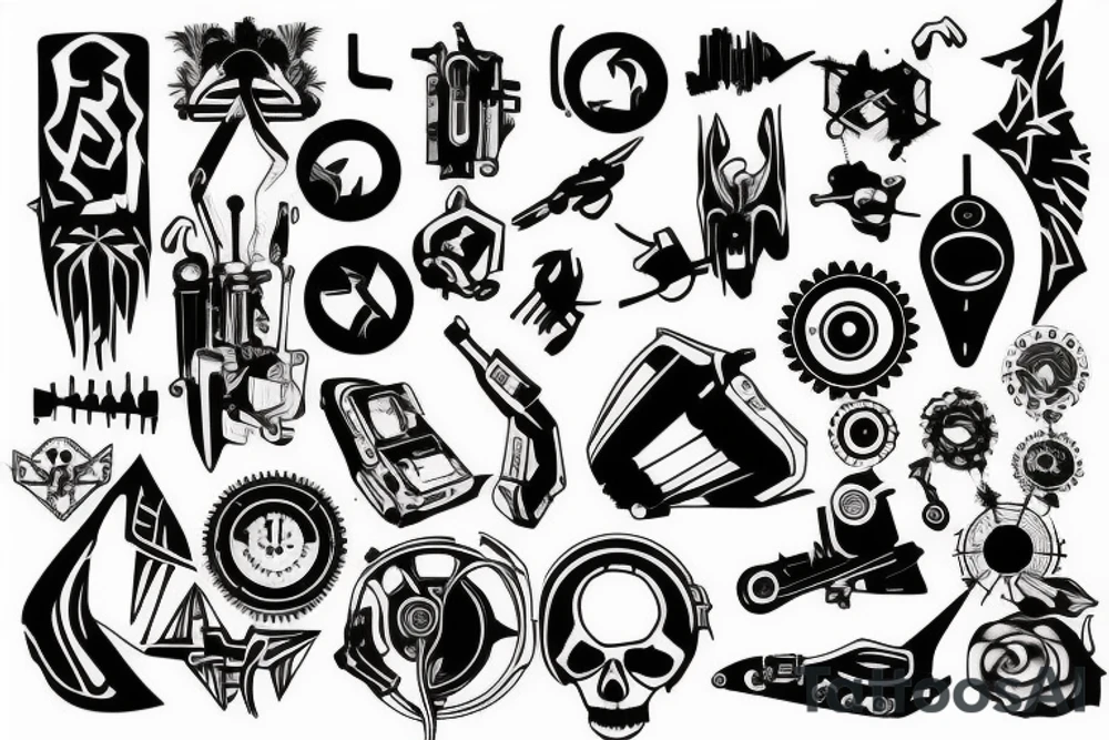 techno tattoo idea