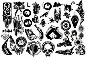 techno tattoo idea