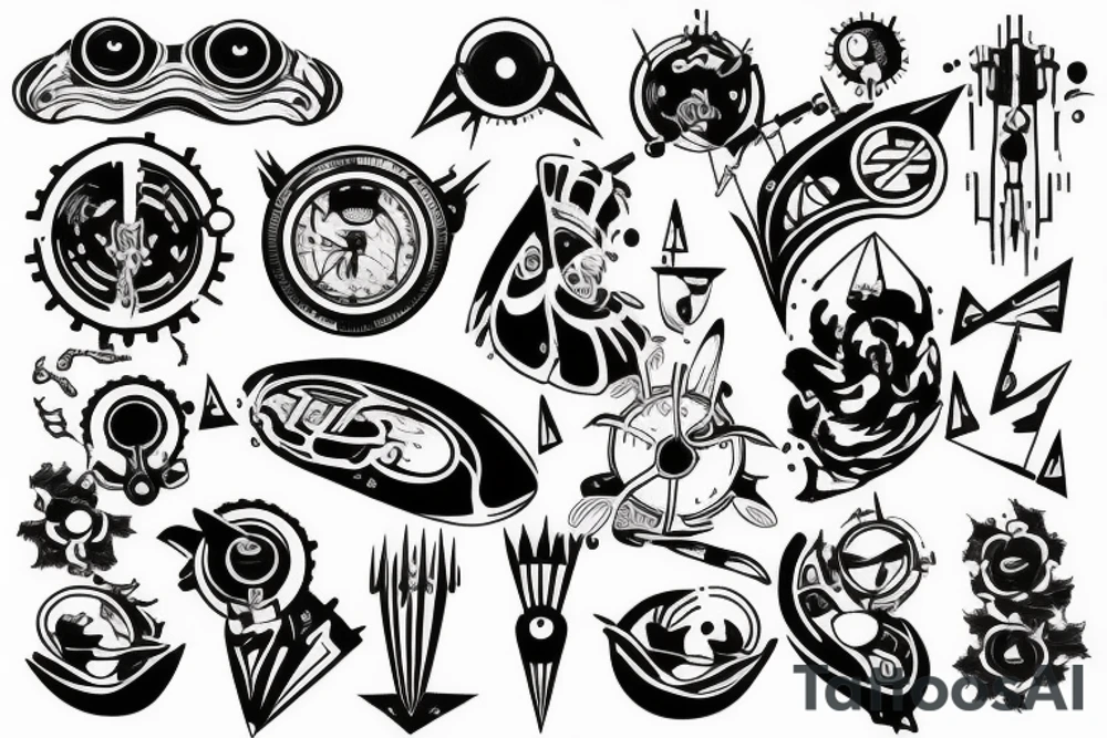 techno tattoo idea