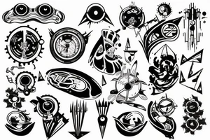 techno tattoo idea