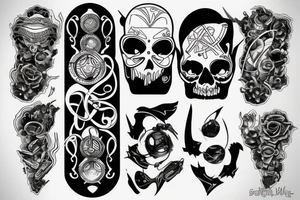 futuristic tattoo idea