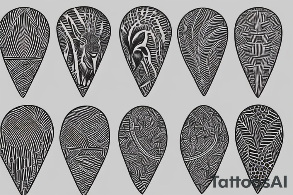 african savannah tattoo idea