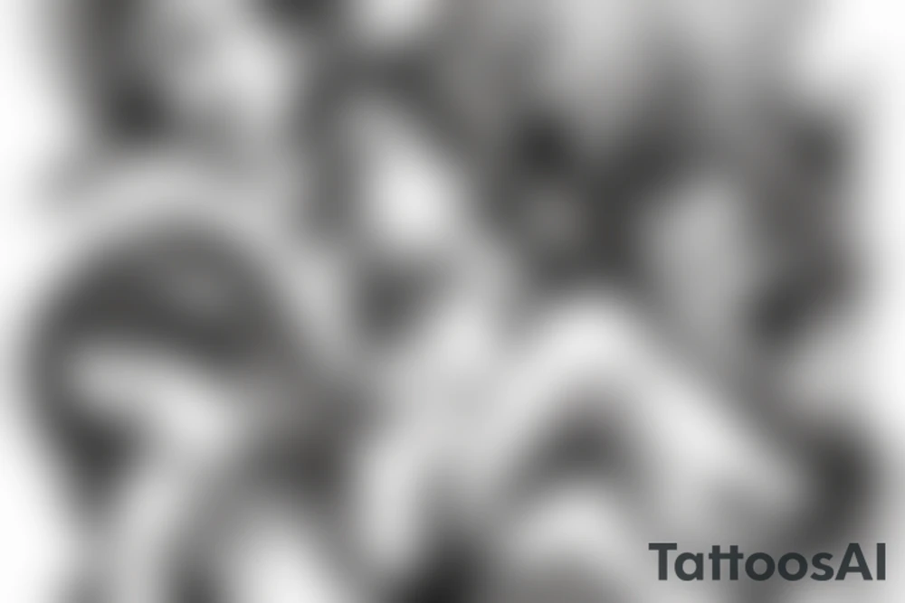 angel crying tattoo idea
