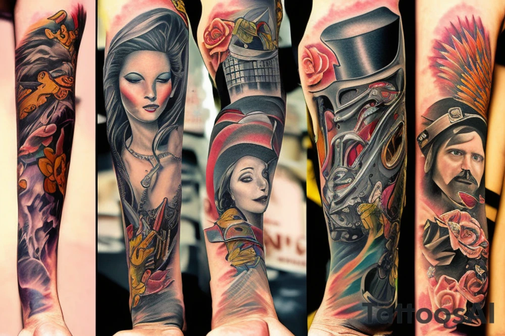 Los Angeles Indianapolis Seattle Portland tattoo idea