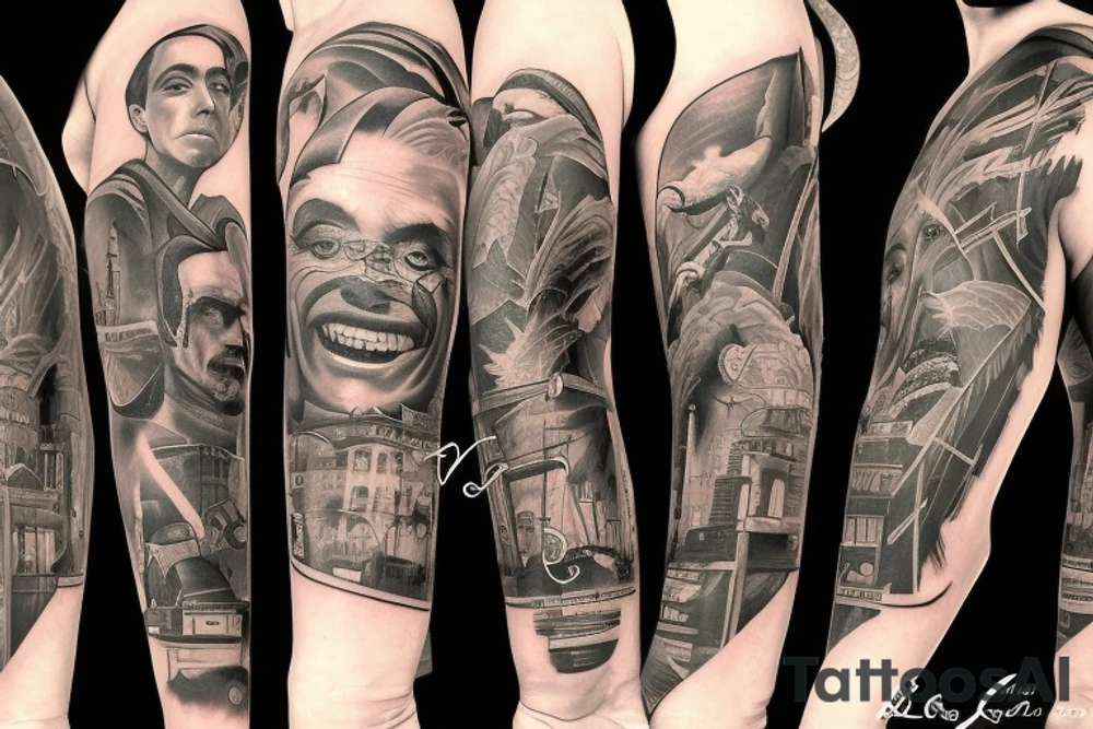 Los Angeles Indianapolis Seattle Portland tattoo idea